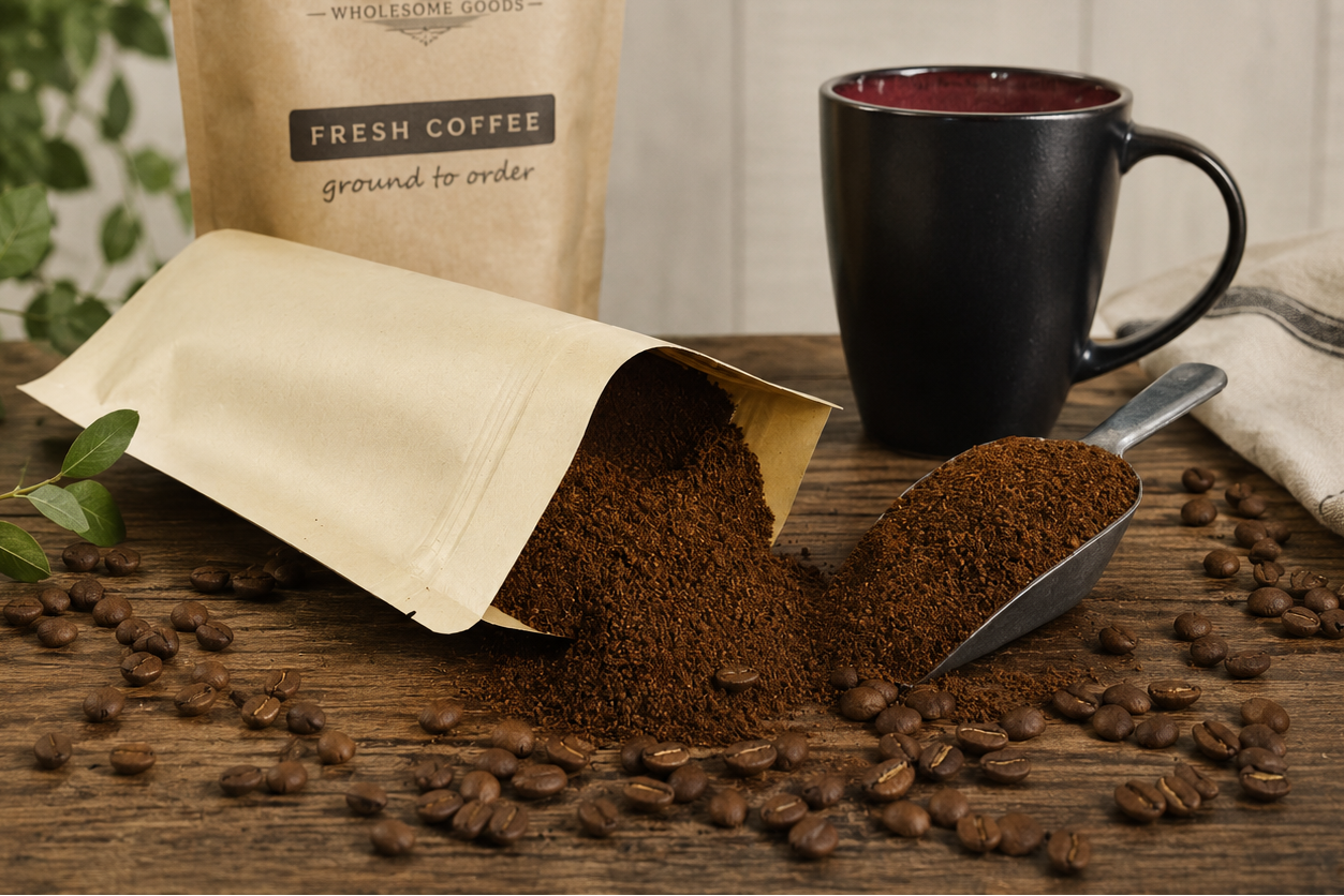 Fresh Ground Columbian Coffee